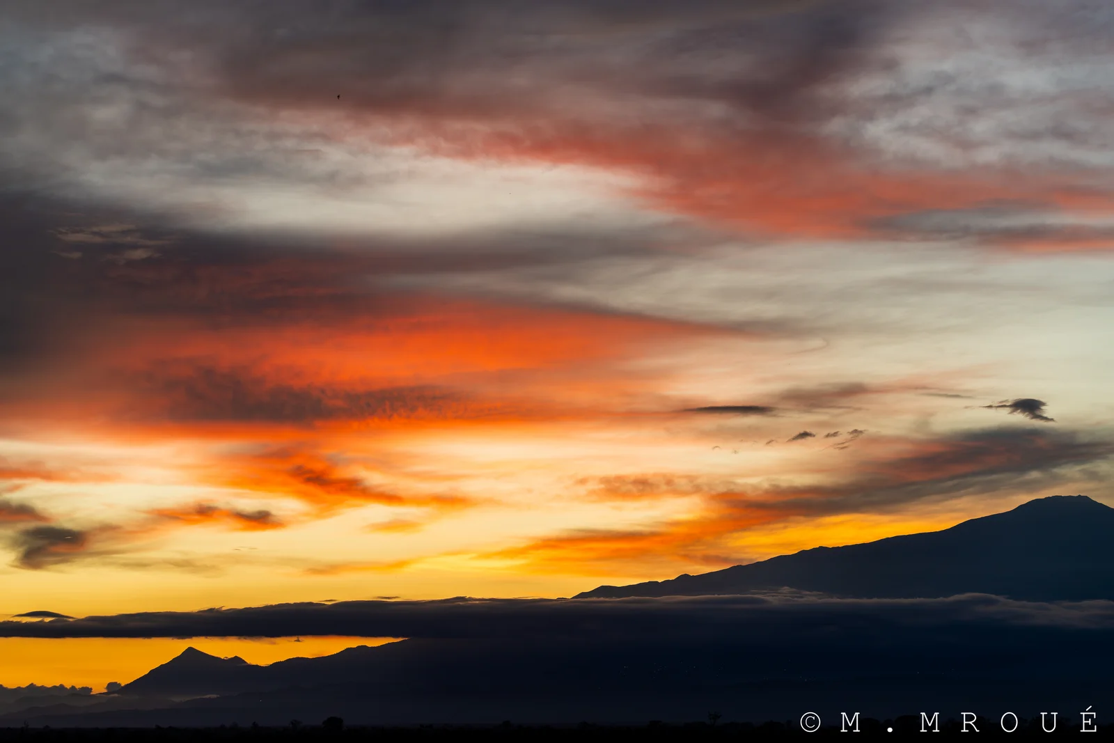 Mont Cameroun Sunset